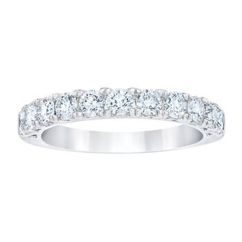 Anillo, 1.0ctw Diamantes, Oro Blanco de 14K
