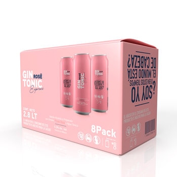 Gin Tonic Rose Express 8/355ml