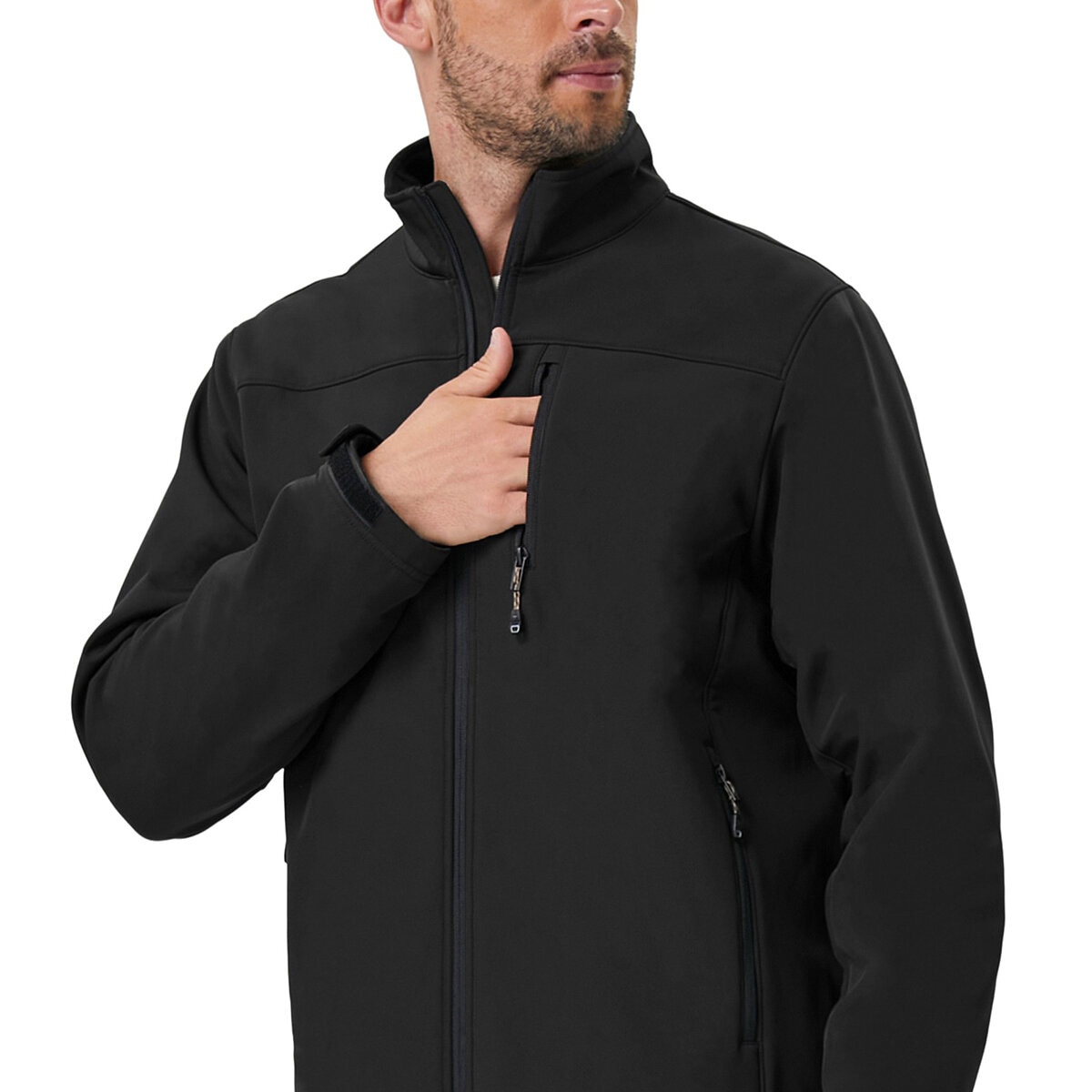 Hawke & Co Chamarra para Caballero Negro Mediana