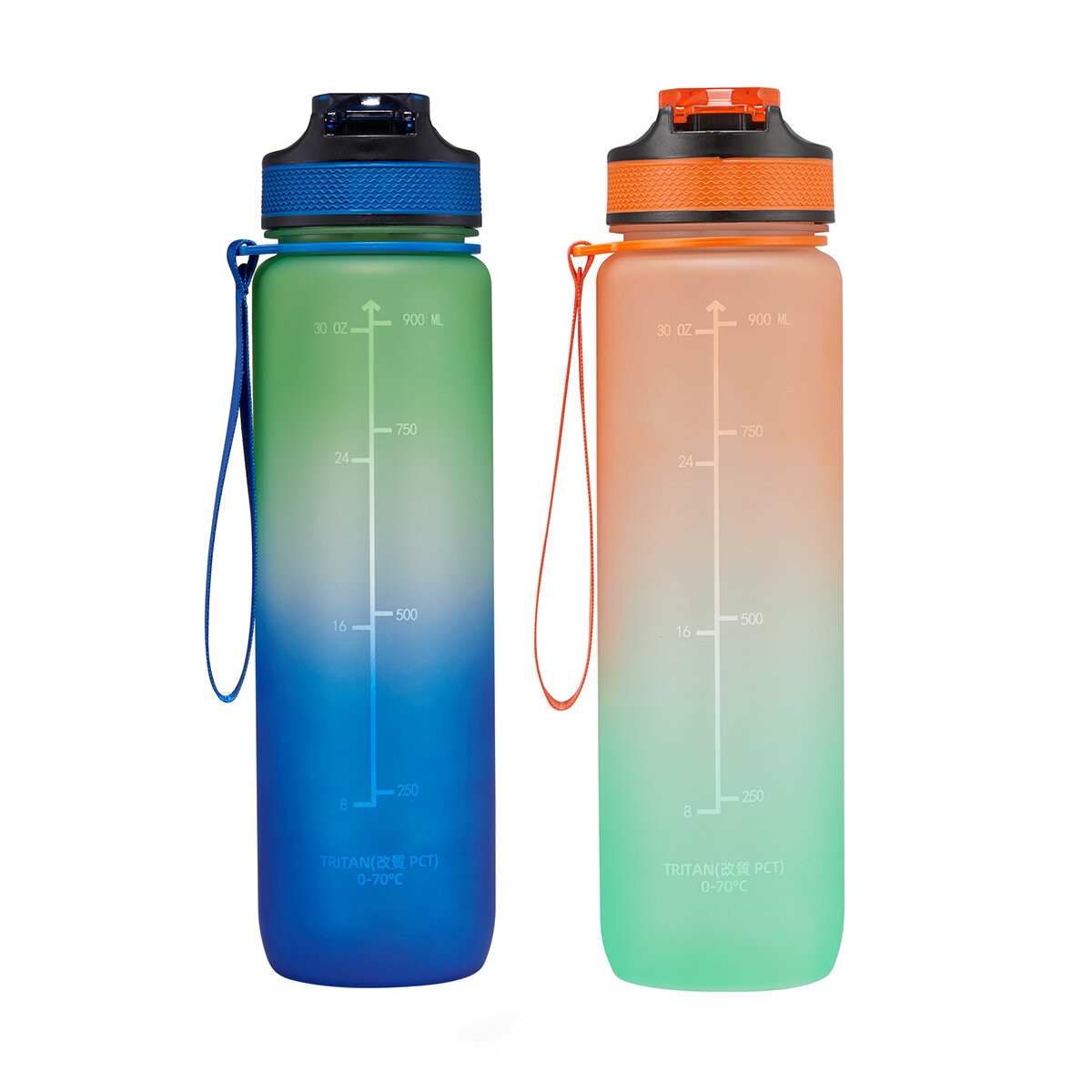 Juego de 2 Botellas  Azul 880 ml
