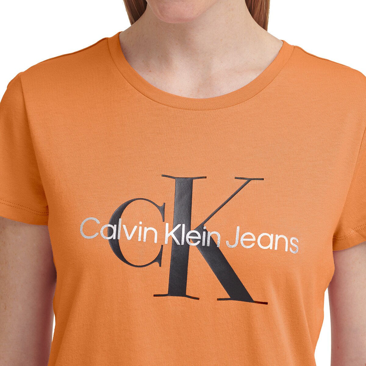 Calvin Klein Playera para Dama Naranja