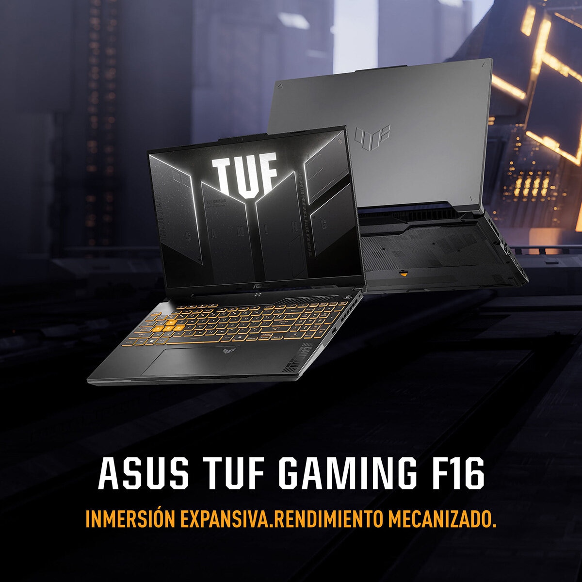 ASUS TUF Gaming F16 Laptop 16" Full HD+ Intel Core 5-210H 16GB 512GB SSD + Mochila + Mouse ASUS TUF Gaming F16 Laptop 16" Full HD+ Intel Core 5-210H 16GB 512GB SSD + Mochila + Mouse