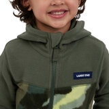 Lands' End Sudadera para Niños y Niñas Verde 5 Años