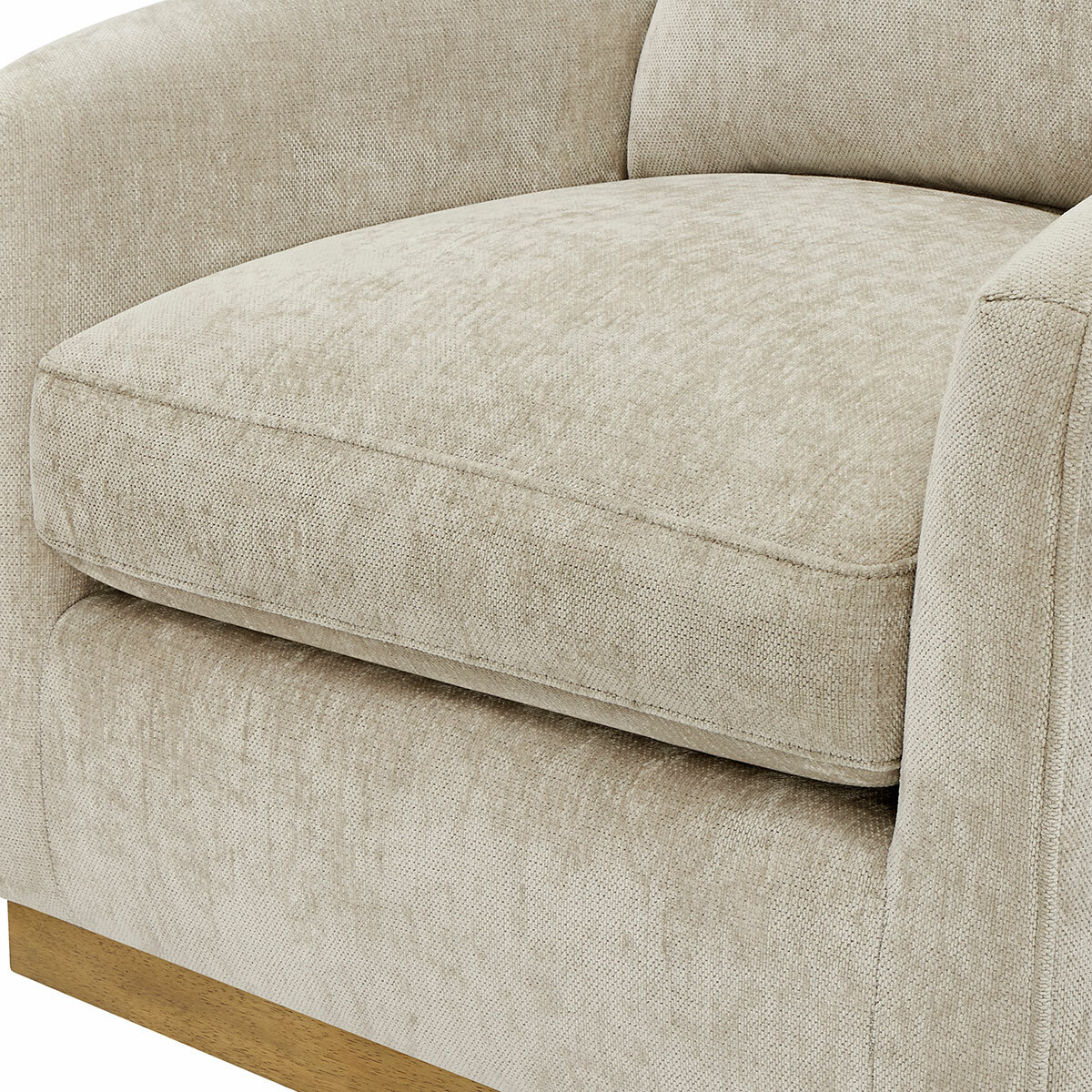 Henredon, Sillón Giratorio de Tela Henredon, Sillón Giratorio de Tela