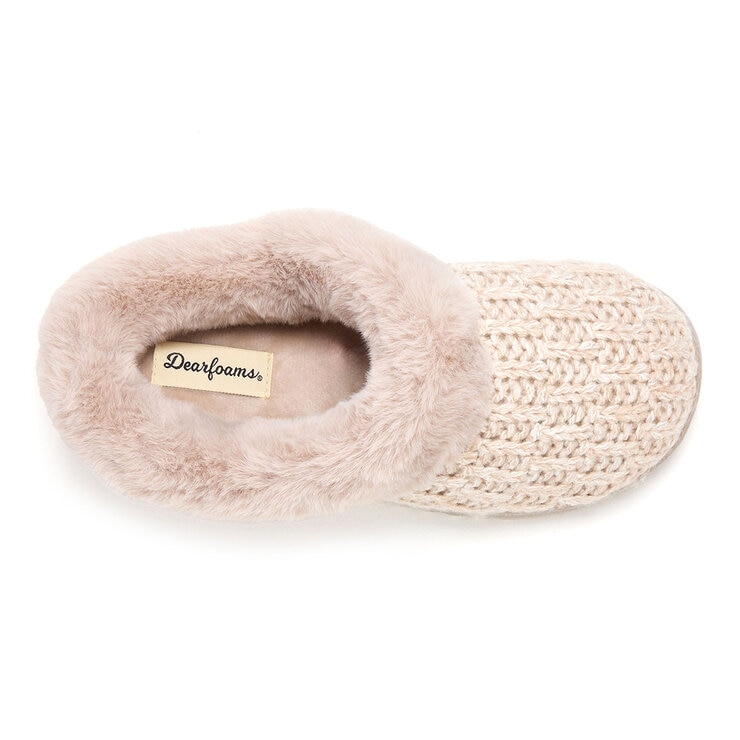 Dearfoams Pantufla para Dama Café Mediana (24.5 cm / 25 cm)