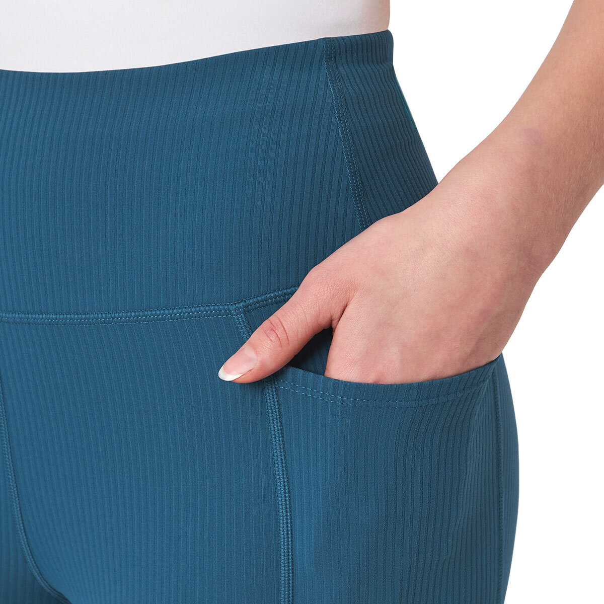 Mondetta Shorts Deportivos para Dama Azul Extra Grande