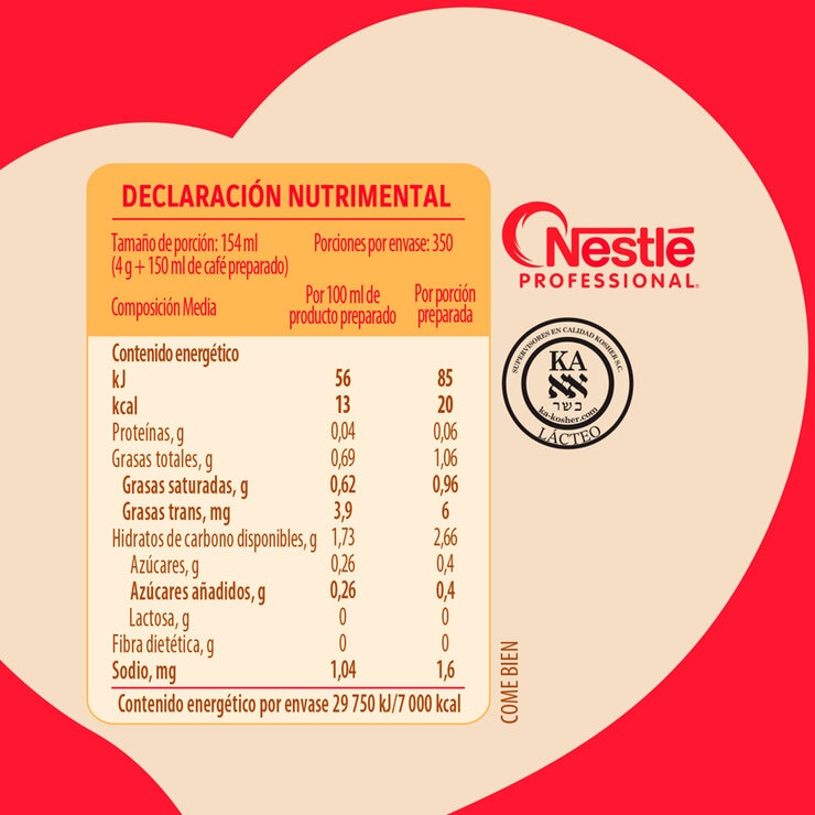 Coffee Mate Sustituto de Crema en Polvo 2 pzas de 1.4 kg