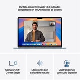 Apple MacBook Air 13" Chip M4 256GB Azul Cielo