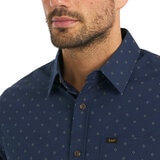 Lee Camisa para Caballero Azul Extra Grande Lee Camisa para Caballero Azul Extra Grande