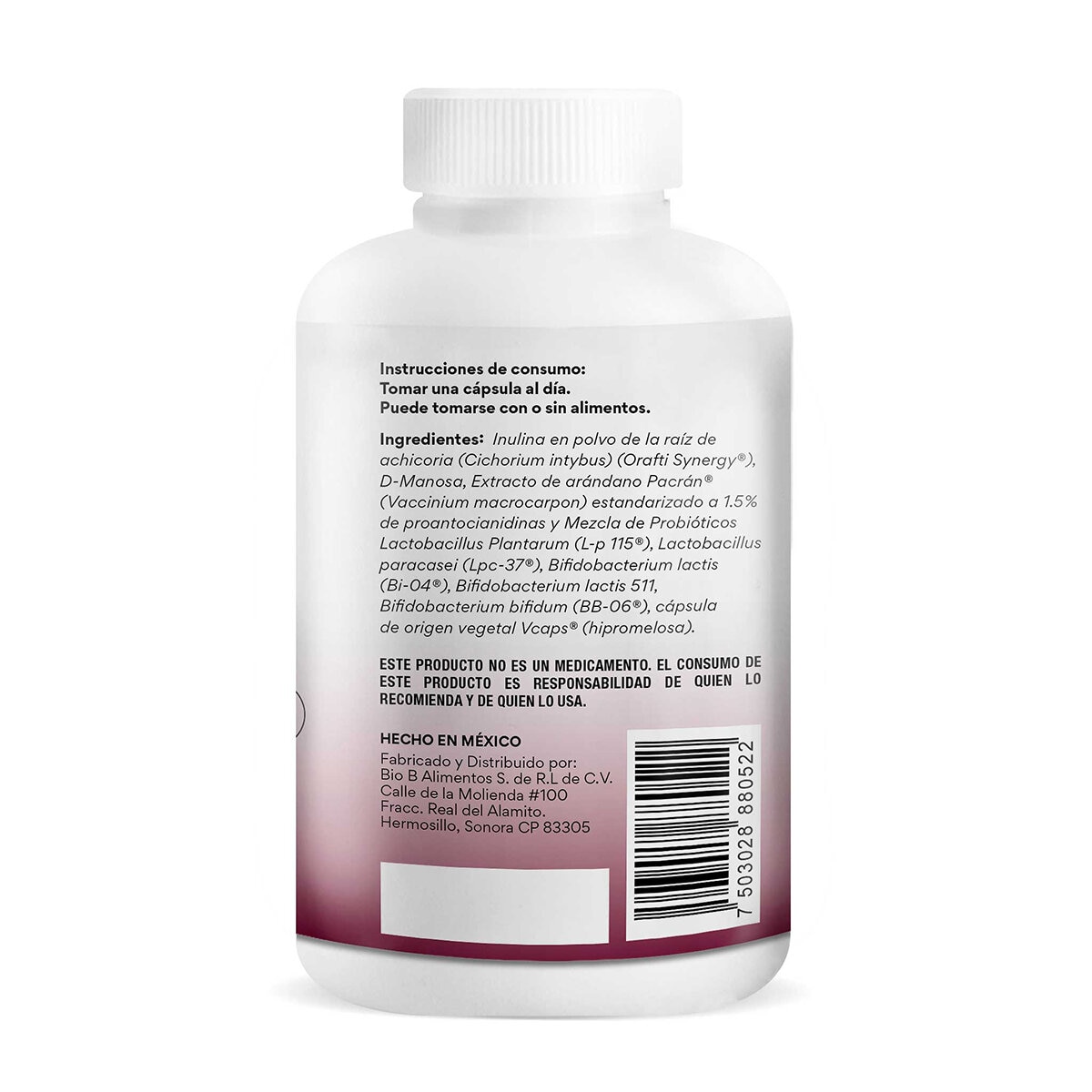 Bio B Probióticos Women 50 Billones Frasco con 60 cápsulas