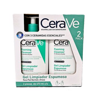 Cerave Limpiador Facial 2 pzas de 473 ml