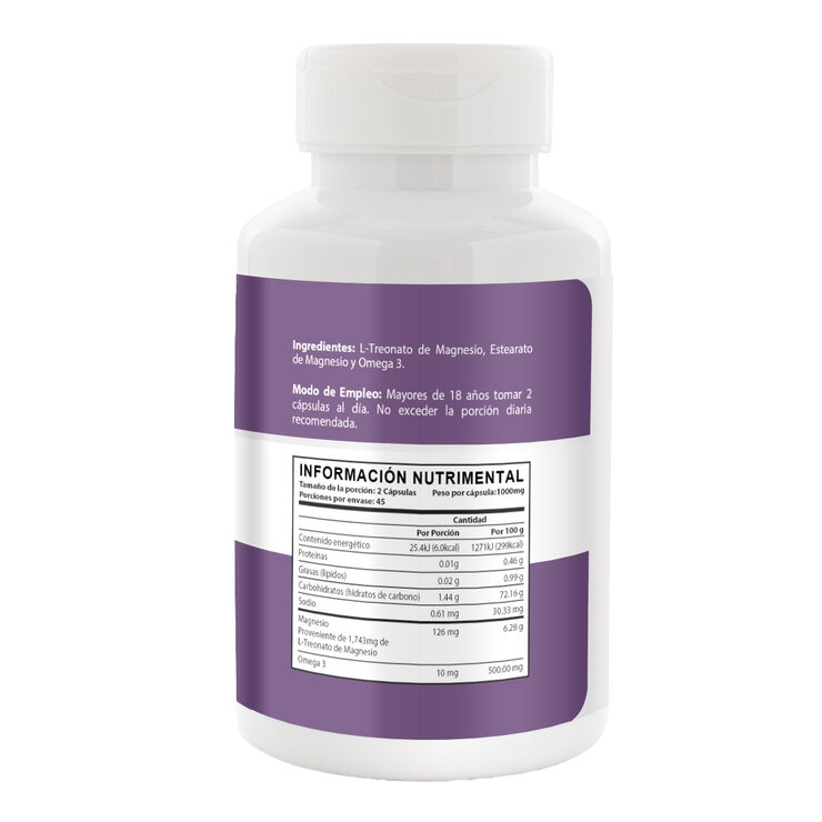 Naturagel L-Treonato Magnesio 90 Cápsulas