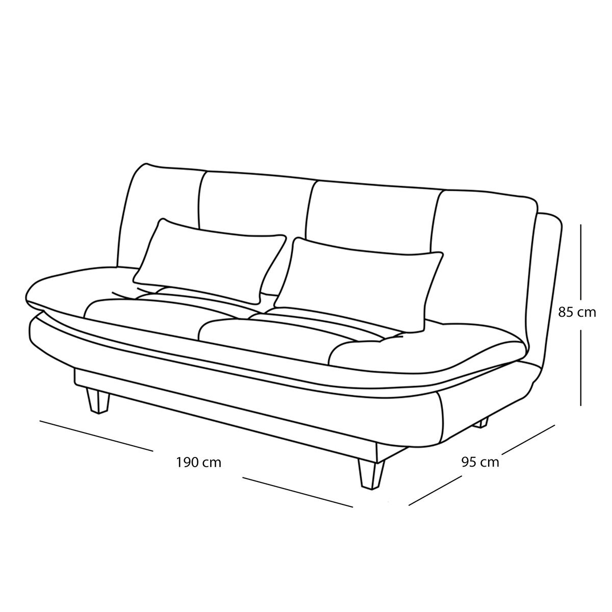 Ikasa, Obo, Sofá Cama Ikasa, Obo, Sofá Cama