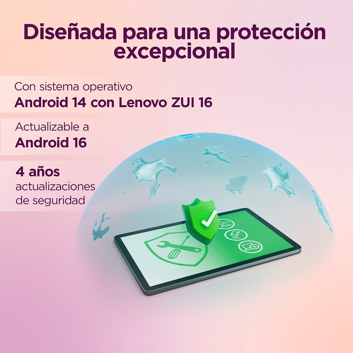Lenovo Tablet 10.1" WUXGA Mediatek Helio G85 4GB 128GB eMMC + Funda y Audífonos E310