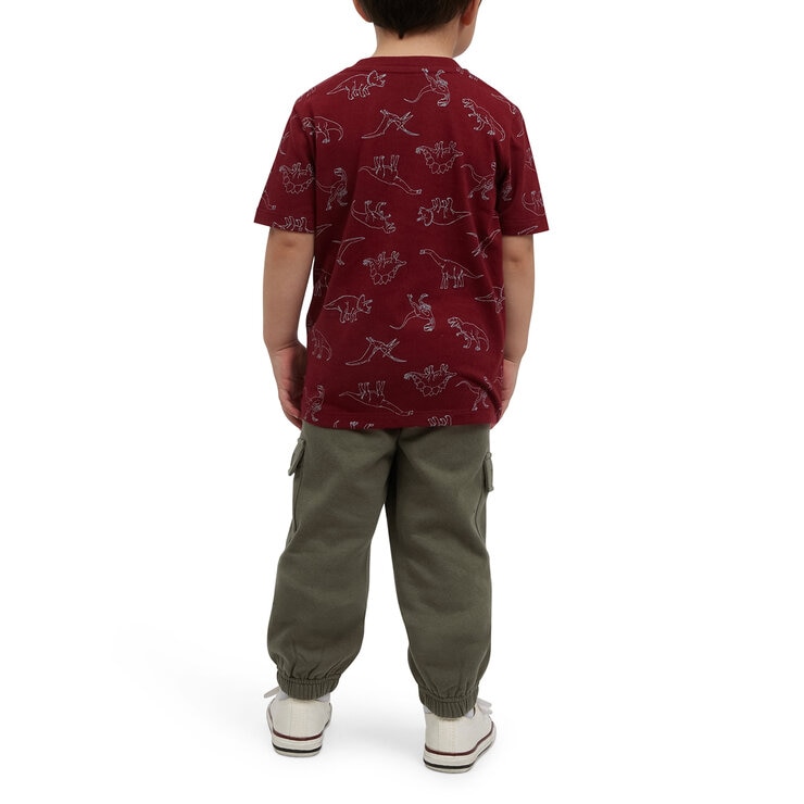 Lands' End Conjunto de 4 Piezas para Niños y Niñas Rojo 4 Años