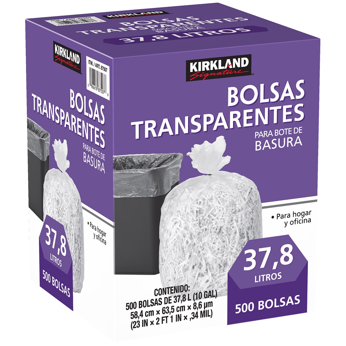 Logar Bolsas Para Basura 200 pzas de 49.2 l