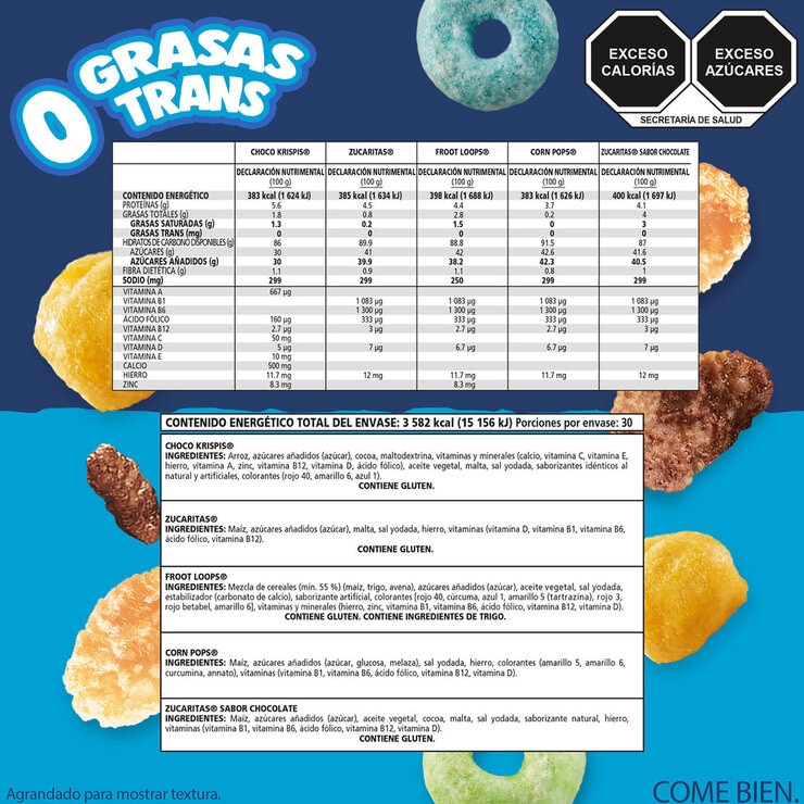 Kellogg's Surtido de Cereales 30 pzs