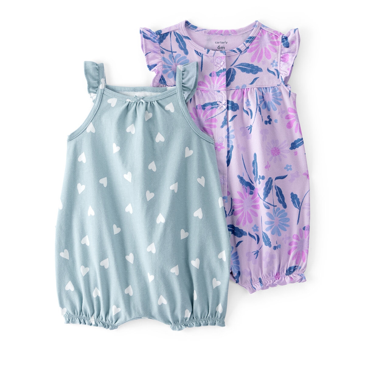 Carter's Pañalero 2 Piezas para Bebés Morado 24 Meses