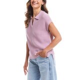 Weatherproof Vintage Suéter para Dama Morado Mediana