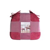 Sutton Place Juego de 2 Cojines para Silla Color Rojo