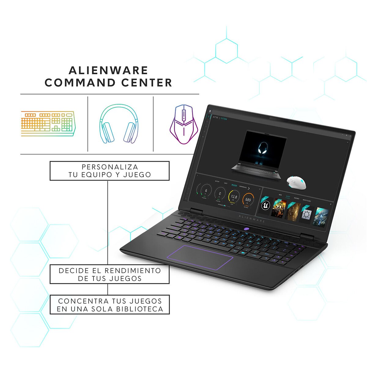 DELL Alienware Gaming NB M16 R2 Laptop 16" Quad HD Intel Core Ultra 7 16GB 1TB SSD + Mochila