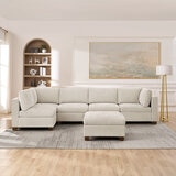 Thomasville, Modular de Tela de 6 piezas con Almacenamiento