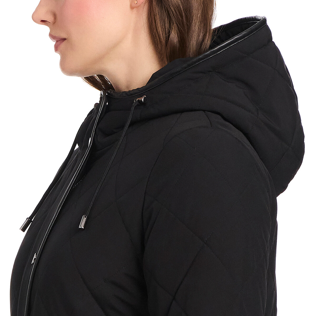 Vince Camuto Chamarra para Dama Negro Extra Grande