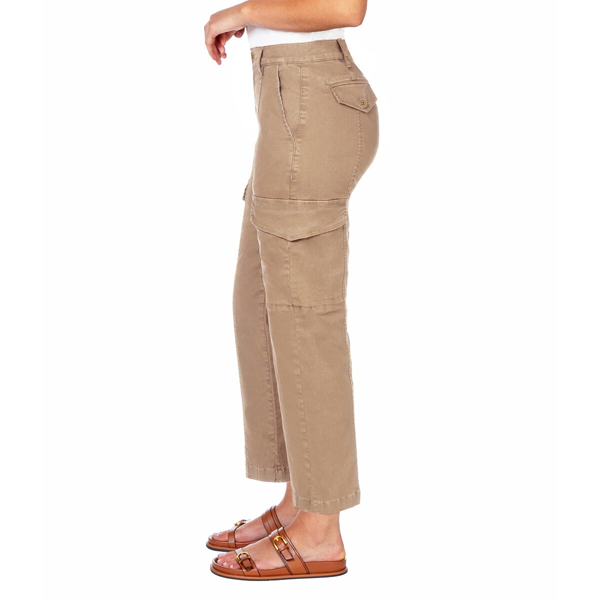 Well Worn Pantalones tipo Cargo para Dama Café 16