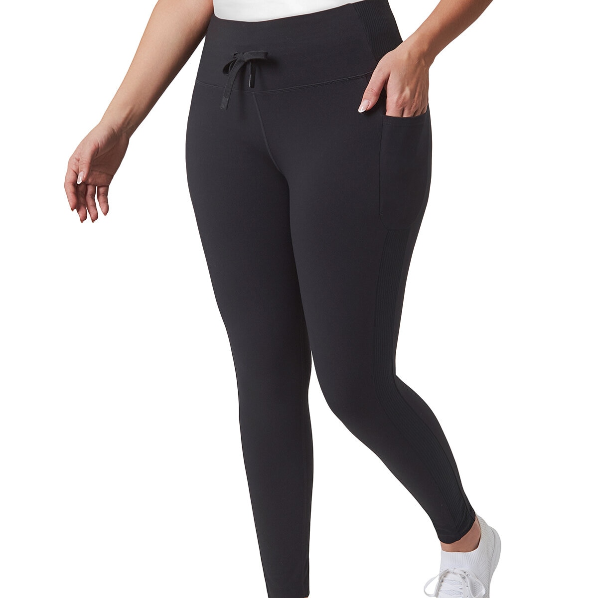 Mondetta Leggings para Dama Negro Grande