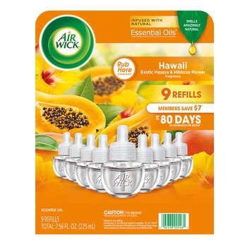Air Wick Aromatizante De Ambiente Eléctrico con 9 Repuestos