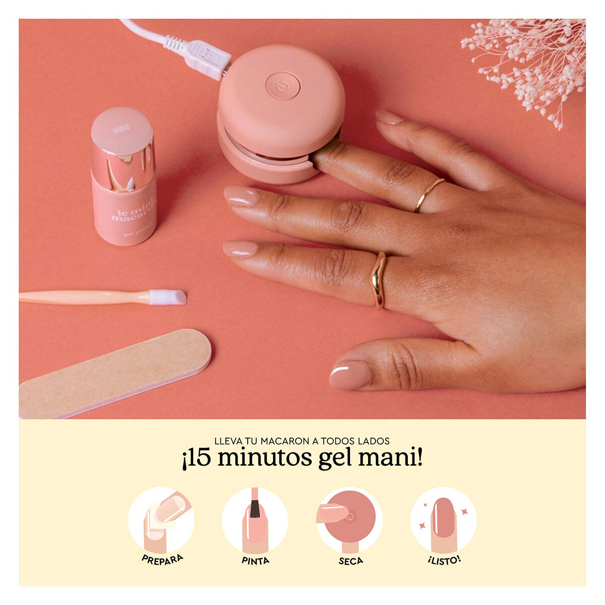 Le Mini Macaron Kit de Manicura en Gel