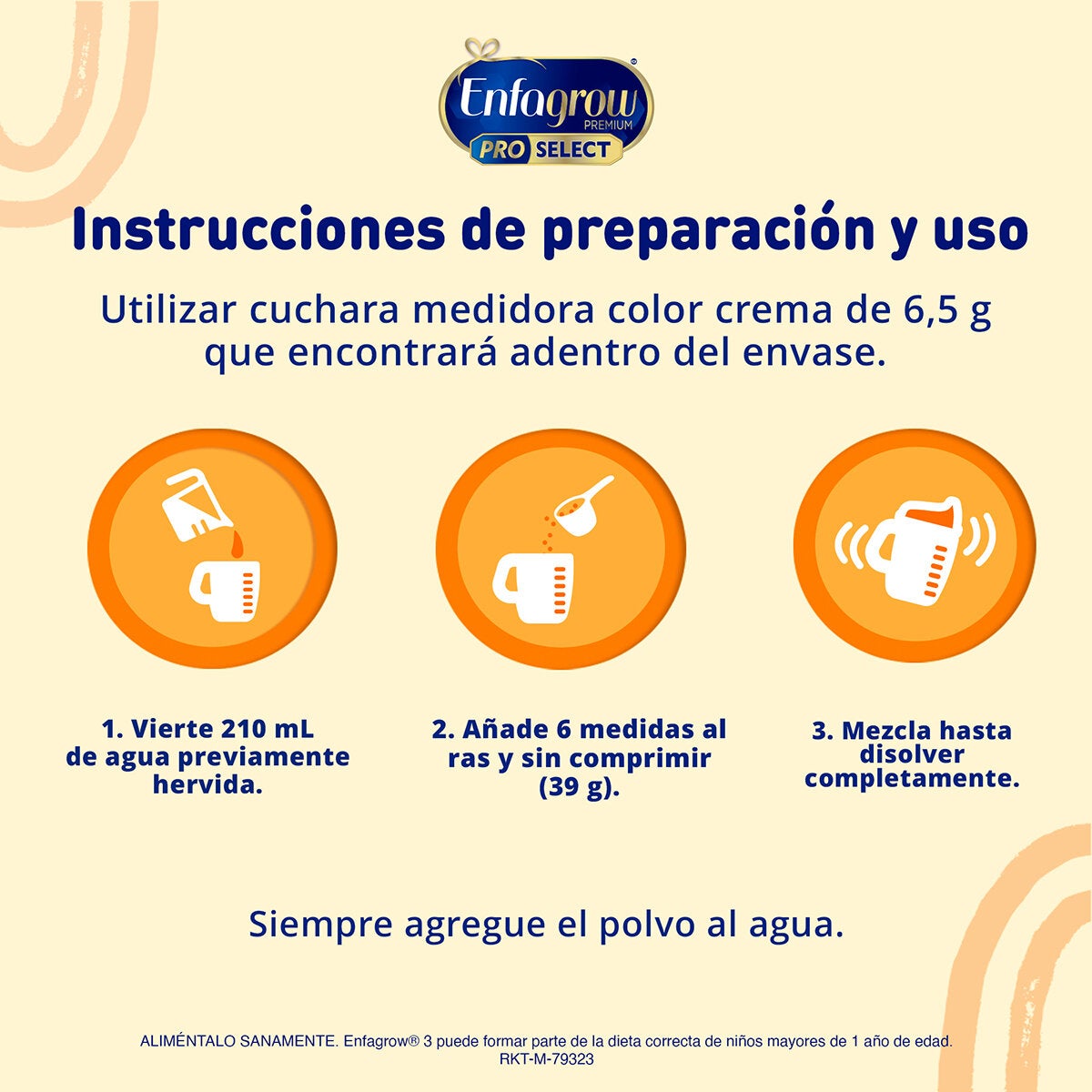 Enfagrow Fórmula Infantil Etapa 3 Pro Select 2 pzas de 1.5 kg