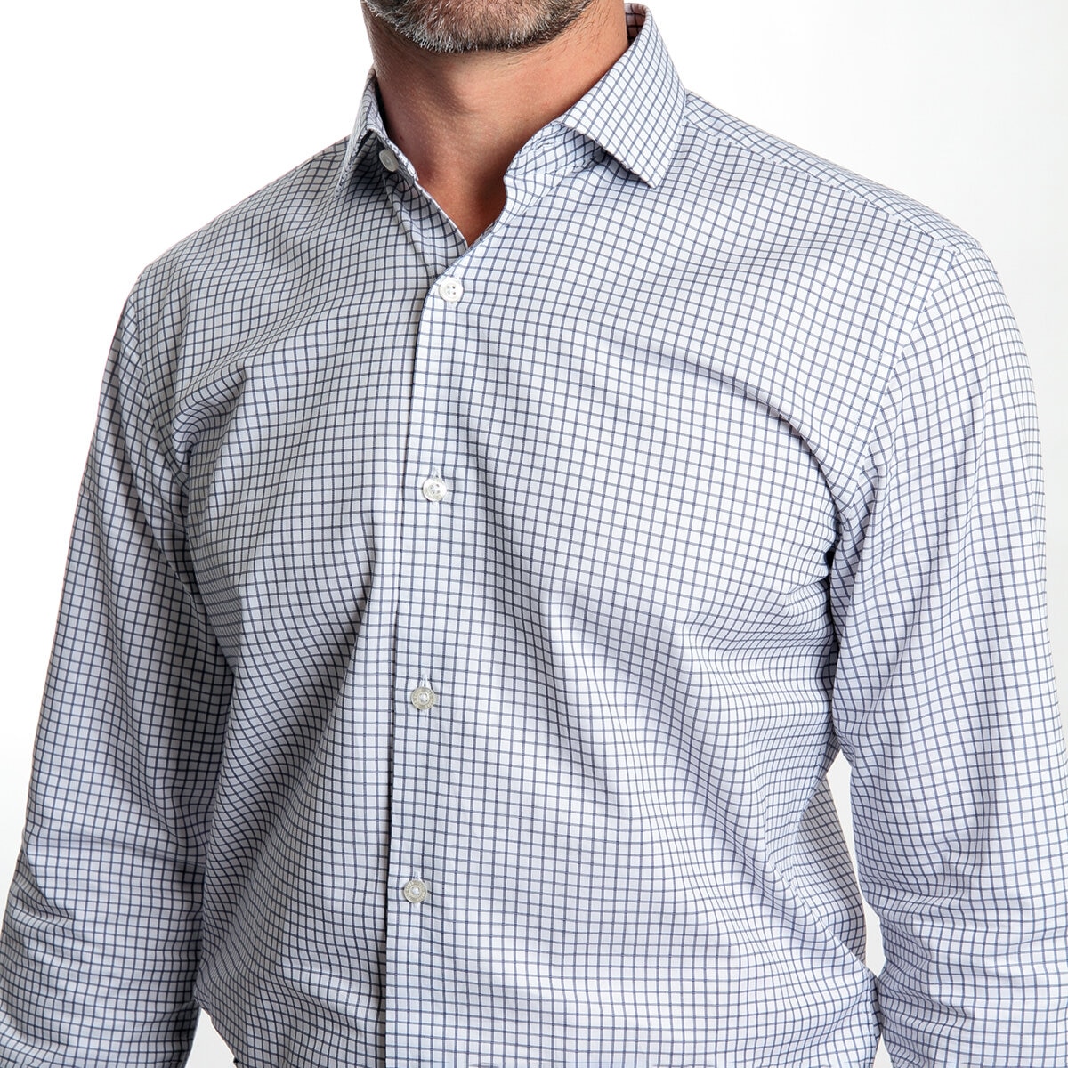 Ted Baker Camisa para Caballero Azul Cuello 17/17.5 Manga 32/33