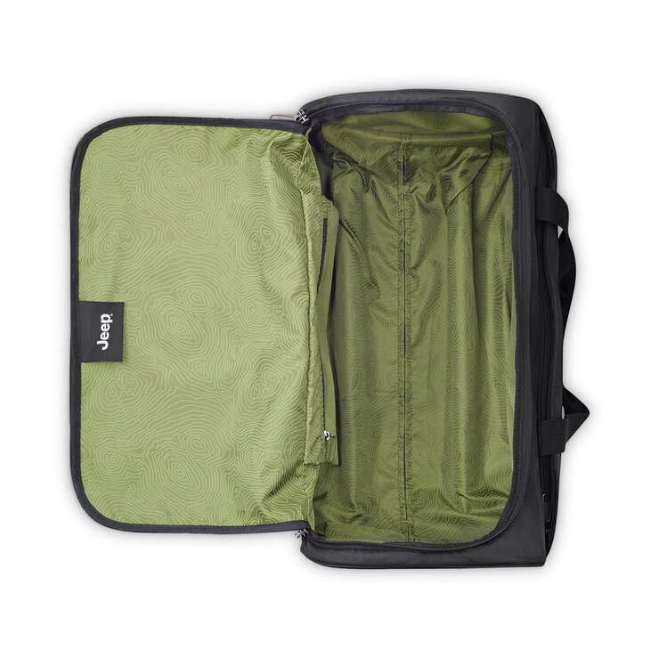 Jeep Maleta Duffle Rodante Negra Jeep Maleta Duffle Rodante Negra