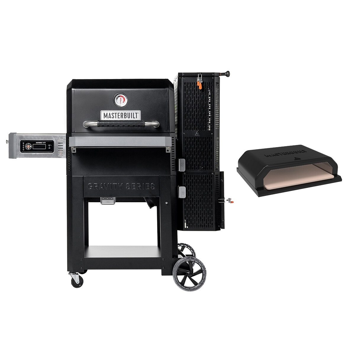 Masterbuilt, Asador de Carbón Digital Series 900 + Ahumador + Horno Para Pizzas