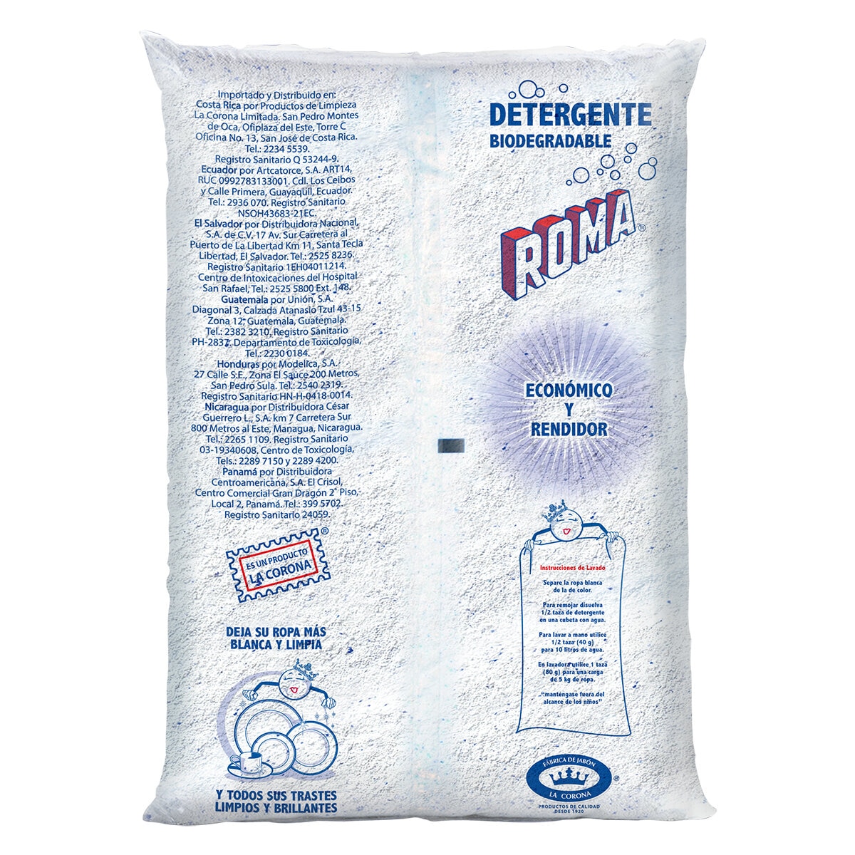Roma Detergente en Polvo Multiusos 10 kg