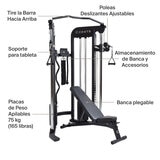 Centr Gimnasio FTX con Banca Plegable