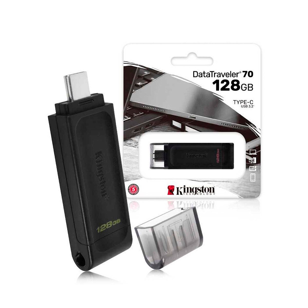 Kingston, Kit de 2 Memorias USBC DT70 de 128GB Costco