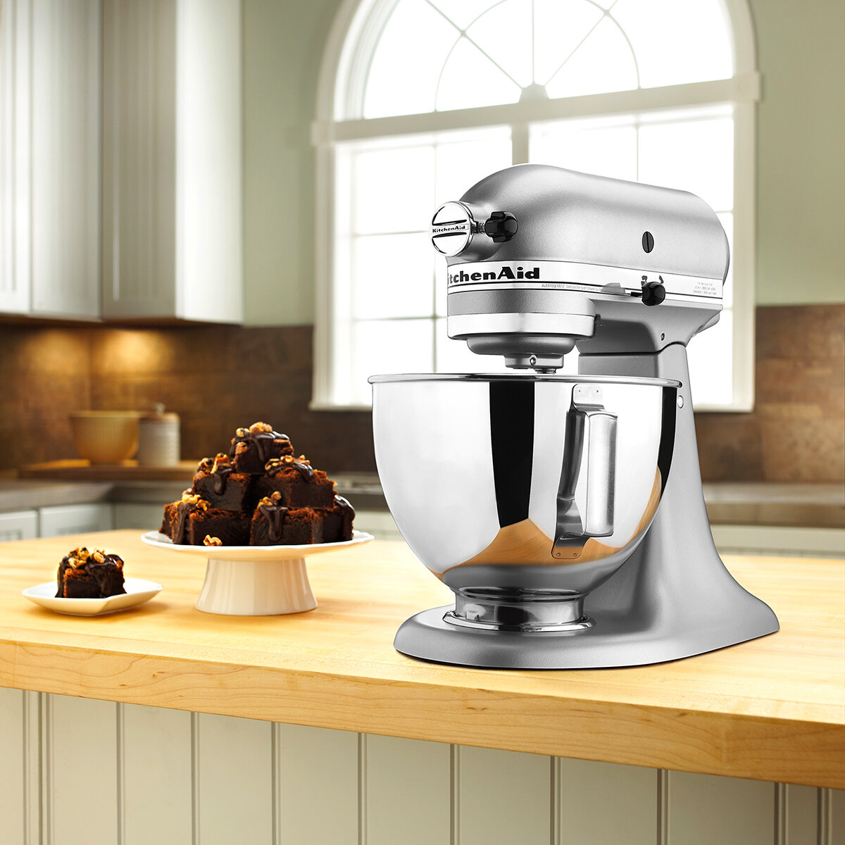 KitchenAid Batidora Cl sica Taz n de acero inoxidable p