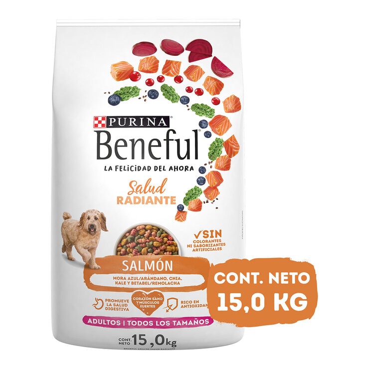 Beneful Alimento para Perro Adulto Sabor Salmón 15 kg