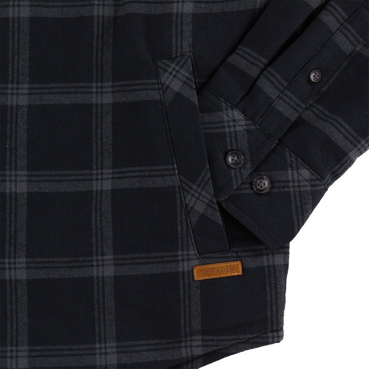 Camisa Charlie Franela - Marrón Jaspeado - Algodón - Sézane
