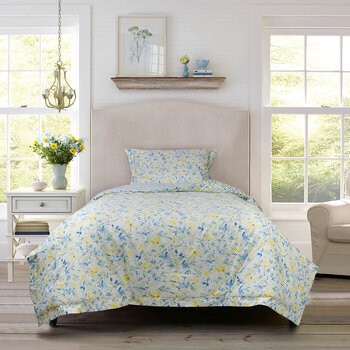 Laura Ashley Juego de Cama Tamaño Individual 2 Piezas 