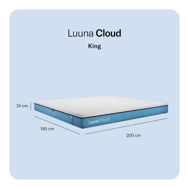 Luuna Cloud, Colchon King, Memory Foam