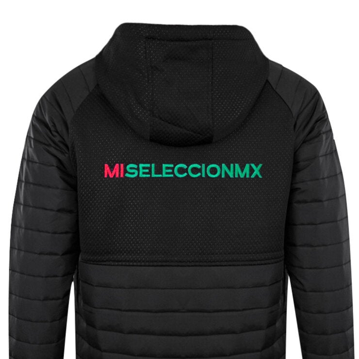 Selección Mexicana, Chamarra Bondeada Negra, para Caballero, Talla Grande Selección Mexicana, Chamarra Bondeada Negra, para Caballero, Talla Grande