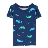 Carter's Pijama de 3 Piezas Para Niños y Niñas Tiburones 4 Años