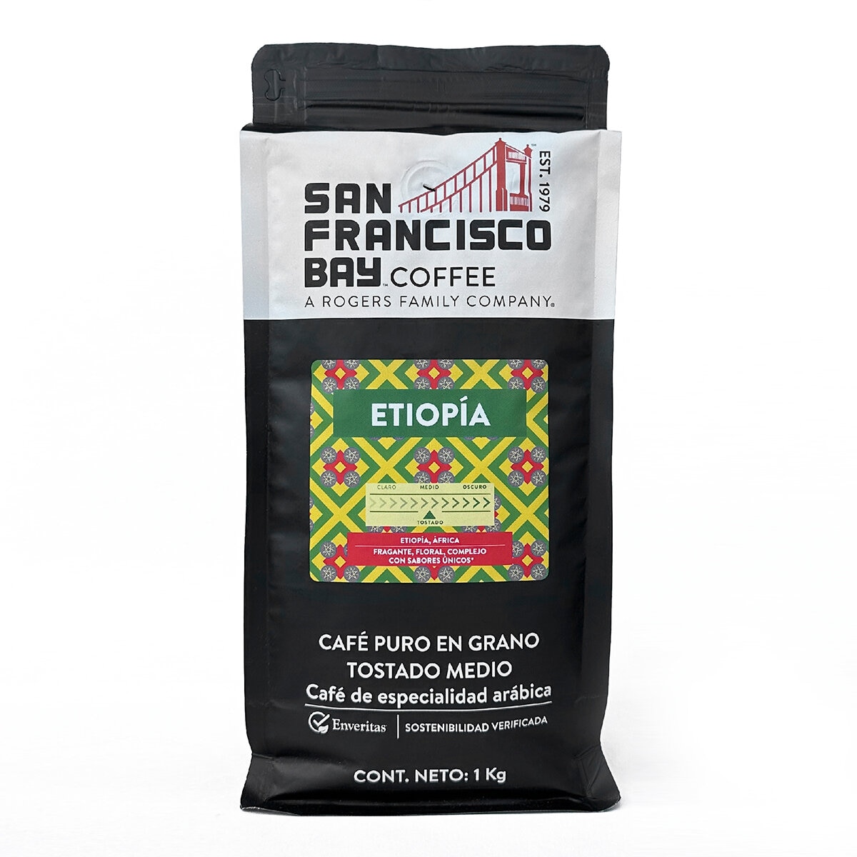 San Francisco Bay Coffee Café en Grano de Etiopia 1 kg