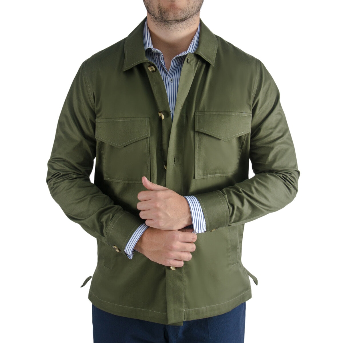 Emporio Colombo , Sobrecamisa Gabardina para Caballero, Varias Tallas y Colores