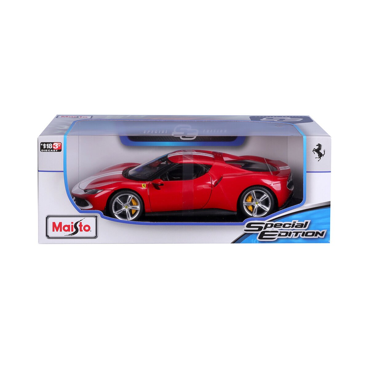  Maisto Autos de Colección Escala 1:18 - Ferrari 296 Rojo