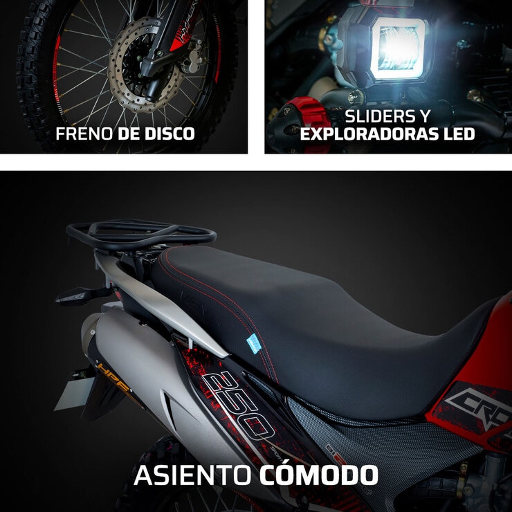 Vento Motocicleta Crossmax 250cc Rojo