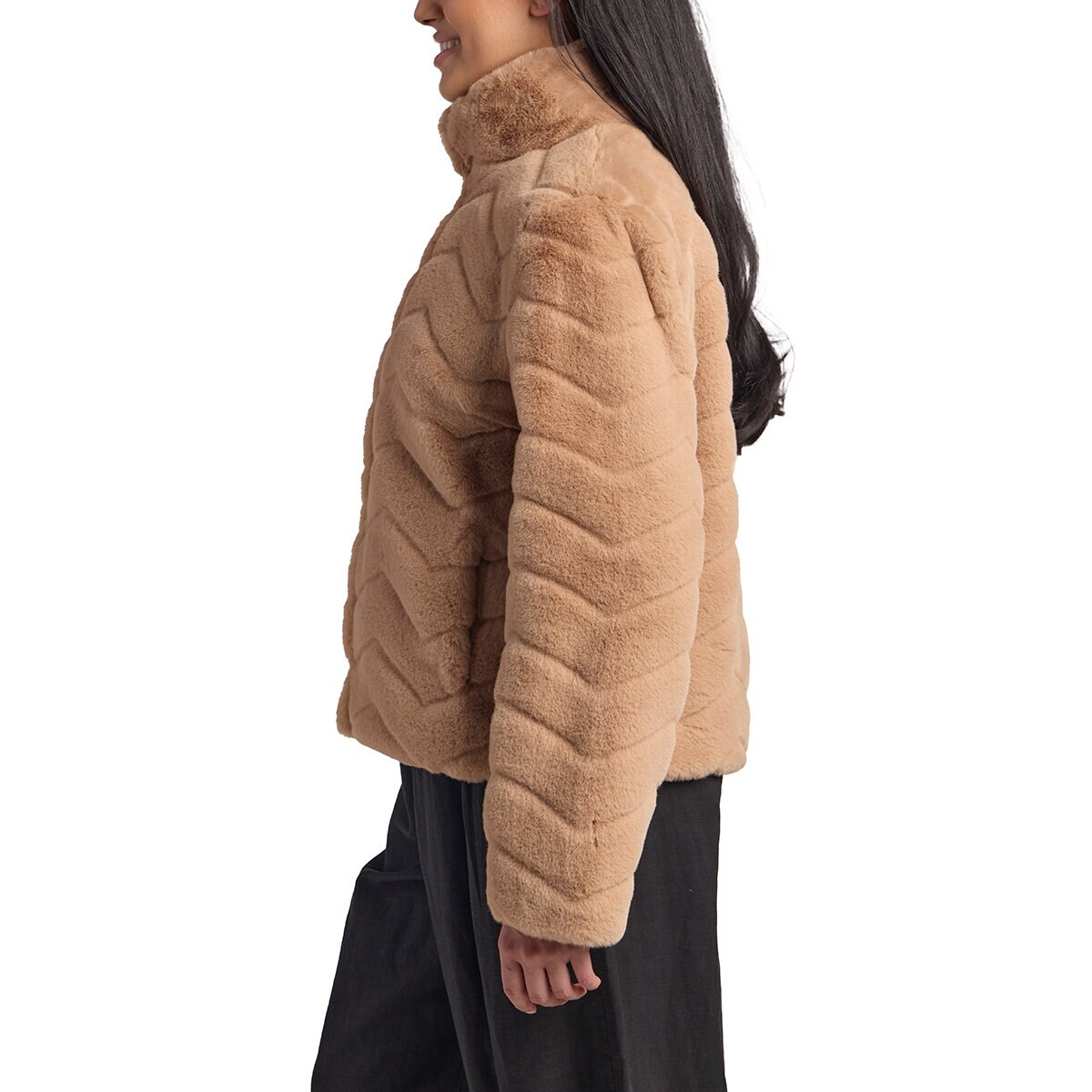 Pendleton Chamarra para Dama Café Grande